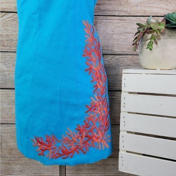 Lilly Pulitzer Blue and Pink Mini Dress - Picture 3 of 8